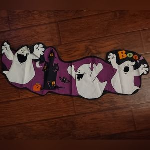 Cute Ghost Halloween Table Runner